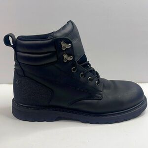 Men’s Hisea Work Boots Soft Steel Toe Construction Boots (11.5M)